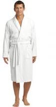 Port Authority® Checkered Terry Shawl Collar Robe